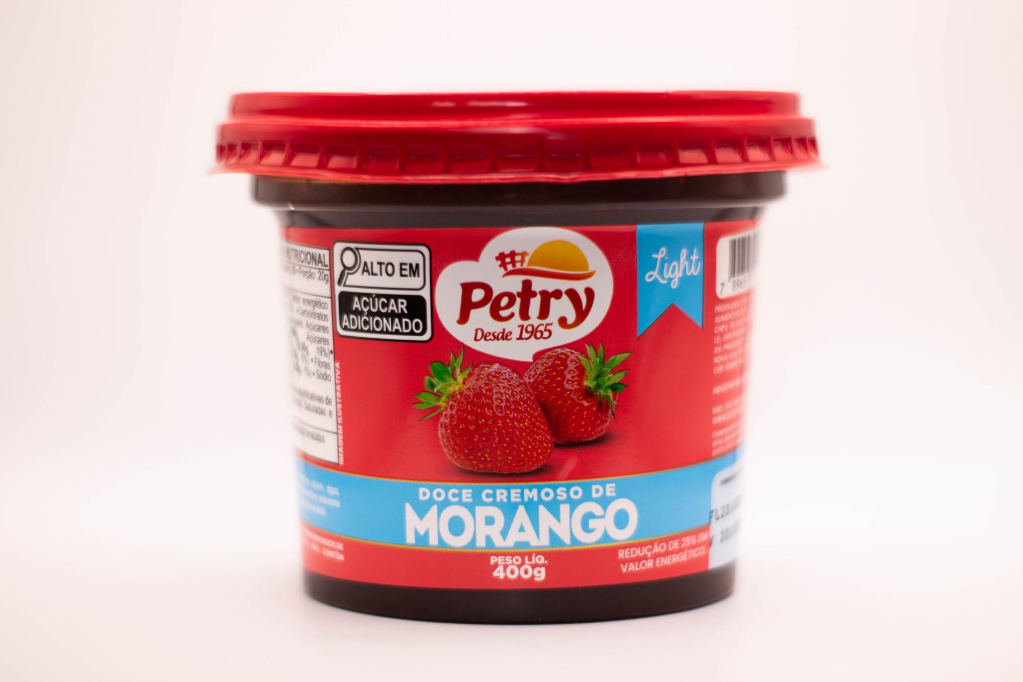 Doce de morango Petry light 400g